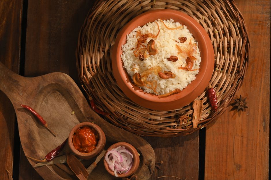 Biryani feast at Kochi Kitchen, Panampilly