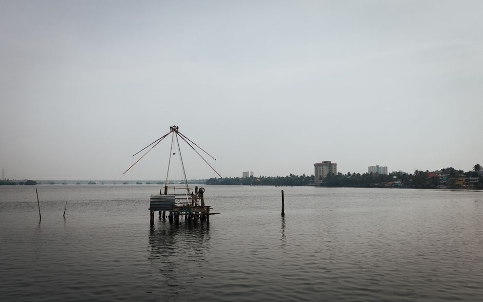 Marine Drive neighbourhood in Kerala